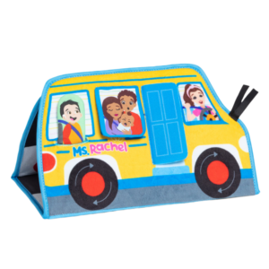 Ms Rachel Official Tummy Time Activity Bus Folding Play Mat Baby Mirror Sensory Toys