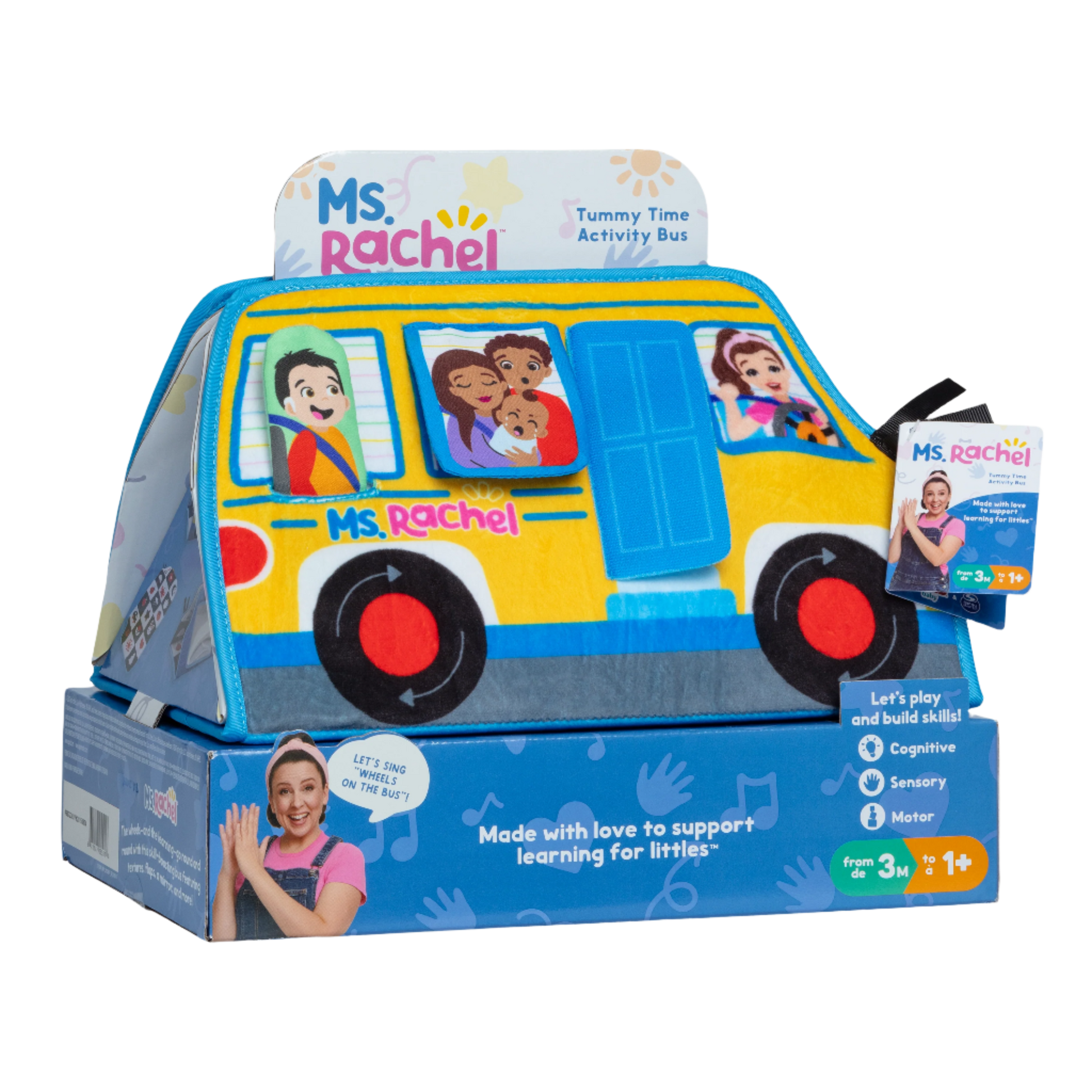 Ms Rachel Official Tummy Time Activity Bus Folding Play Mat Baby Mirror Sensory Toys Ms Rachel Official Tummy Time Activity Bus Folding Play Mat Baby Mirror Sensory Toys