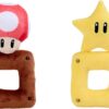 Super Mario Bros My Mario Mushroom Plush Rattle Baby Sensory Grab Toy Infant Newborn Super Mario Bros My Mario Mushroom Plush Rattle Baby Sensory Grab Toy Infant Newborn
