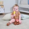 Super Mario Bros My Mario Mushroom Plush Rattle Baby Sensory Grab Toy Infant Newborn Super Mario Bros My Mario Mushroom Plush Rattle Baby Sensory Grab Toy Infant Newborn