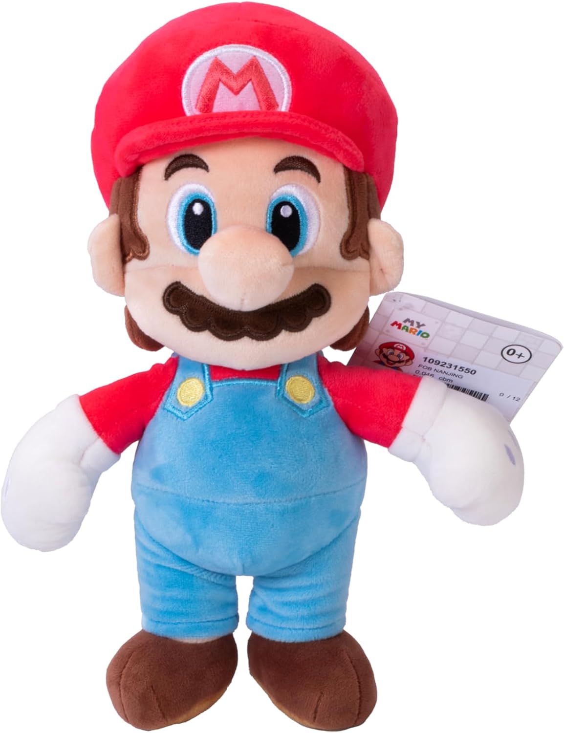 Super Mario Bros My Mario 9 Inch Infant Plush Doll Soft Cuddly Baby Toy Embroidered
