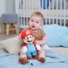 Super Mario Bros My Mario 9 Inch Infant Plush Doll Soft Cuddly Baby Toy Embroidered