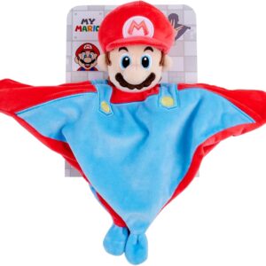 Super Mario Bros My Mario 3D DouDou Rattle Plush Security Blanket Baby Comforter Newborn
