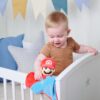 Super Mario Bros My Mario 3D DouDou Rattle Plush Security Blanket Baby Comforter Newborn Super Mario Bros My Mario 3D DouDou Rattle Plush Security Blanket Baby Comforter Newborn