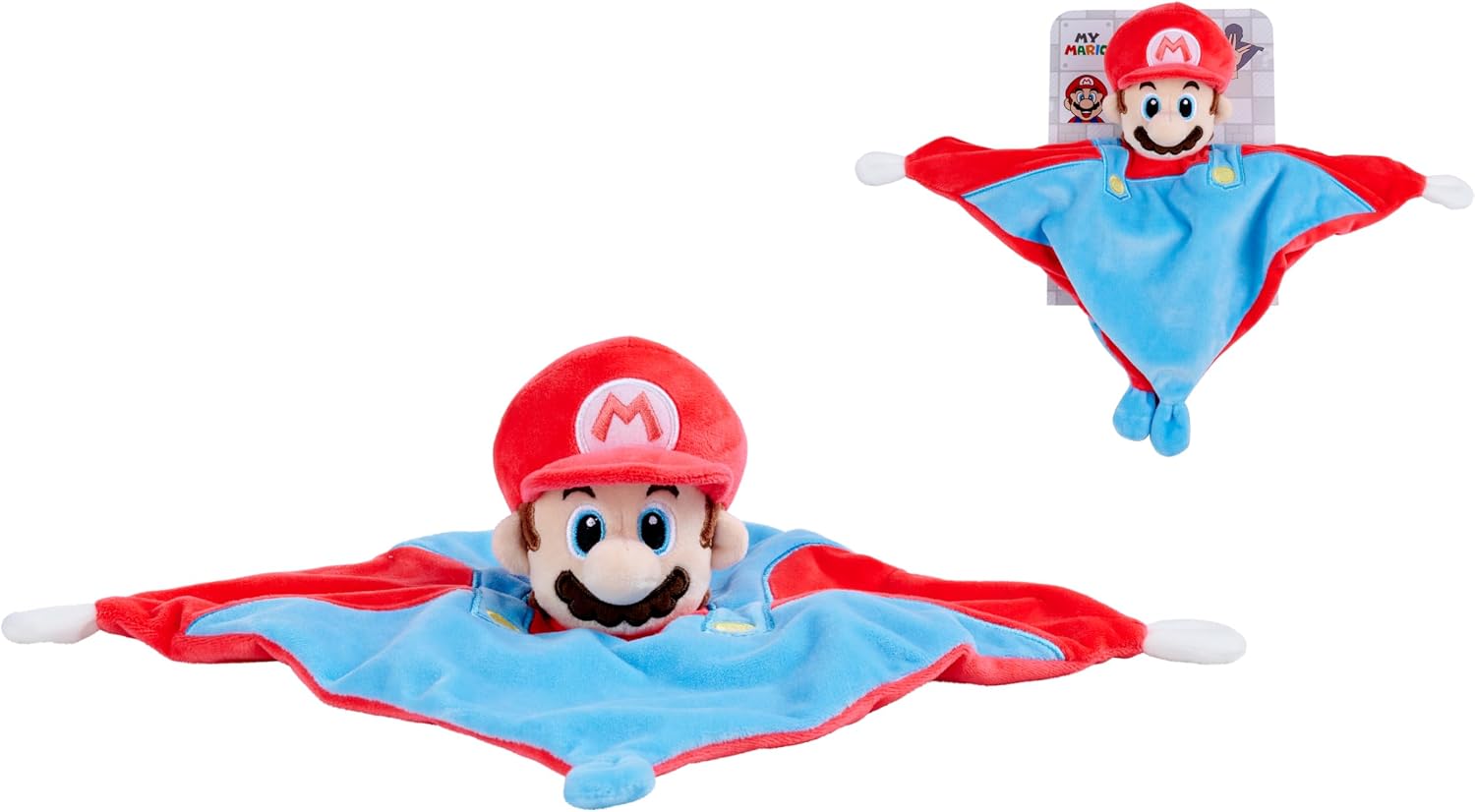 Super Mario Bros My Mario 3D DouDou Rattle Plush Security Blanket Baby Comforter Newborn Super Mario Bros My Mario 3D DouDou Rattle Plush Security Blanket Baby Comforter Newborn