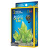 national-geographic-glow-in-the-dark-crystal-lab (1) National Geographic Glow In The Dark Crystal Lab Growing Kit Educational STEM Science Boy Girl Unisex box showing green crystals, featuring a STEM badge and phrases like 'Grow Amazing Crystals At Home' and 'Crystal-Growing Kit.'.
