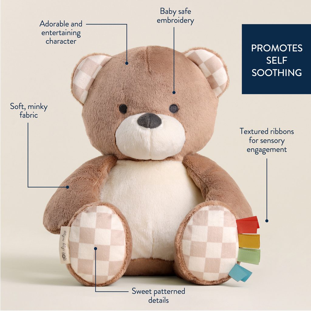 Itzy Ritzy Sweetie Snuggles plush toy Theo the Bear product photo 8 Itzy Ritzy Sweetie Snuggles plush toy Theo the Bear product photo 8