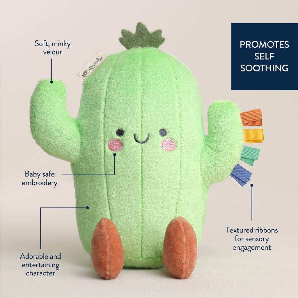 Itzy Ritzy Sweetie Snuggles plush toy Cooper the Cactus product photo 5 Itzy Ritzy Sweetie Snuggles plush toy Cooper the Cactus product photo 5