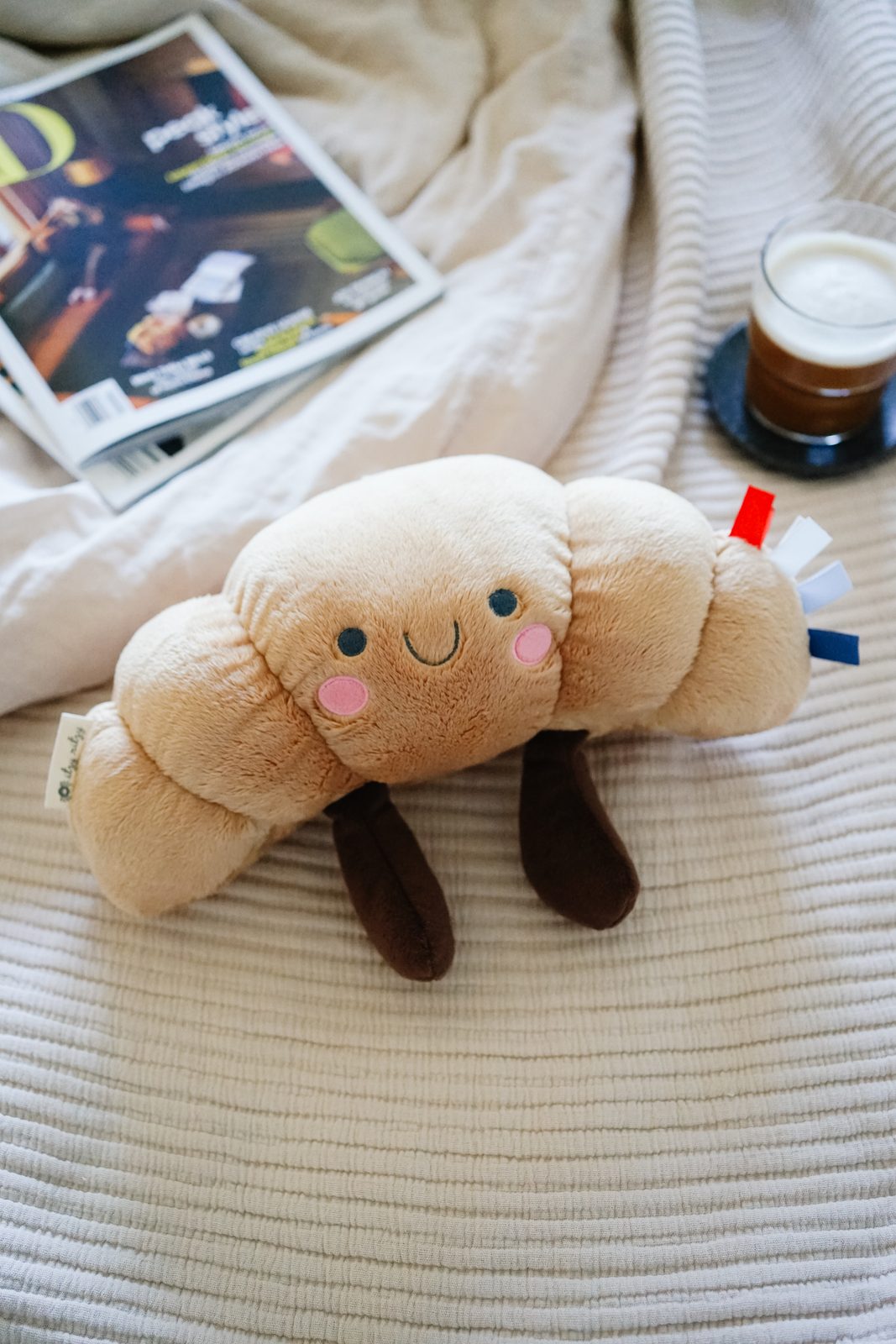 Itzy Ritzy Sweetie Snuggles plush toy Chloe the Croissant product photo 5 Itzy Ritzy Sweetie Snuggles plush toy Chloe the Croissant product photo 5