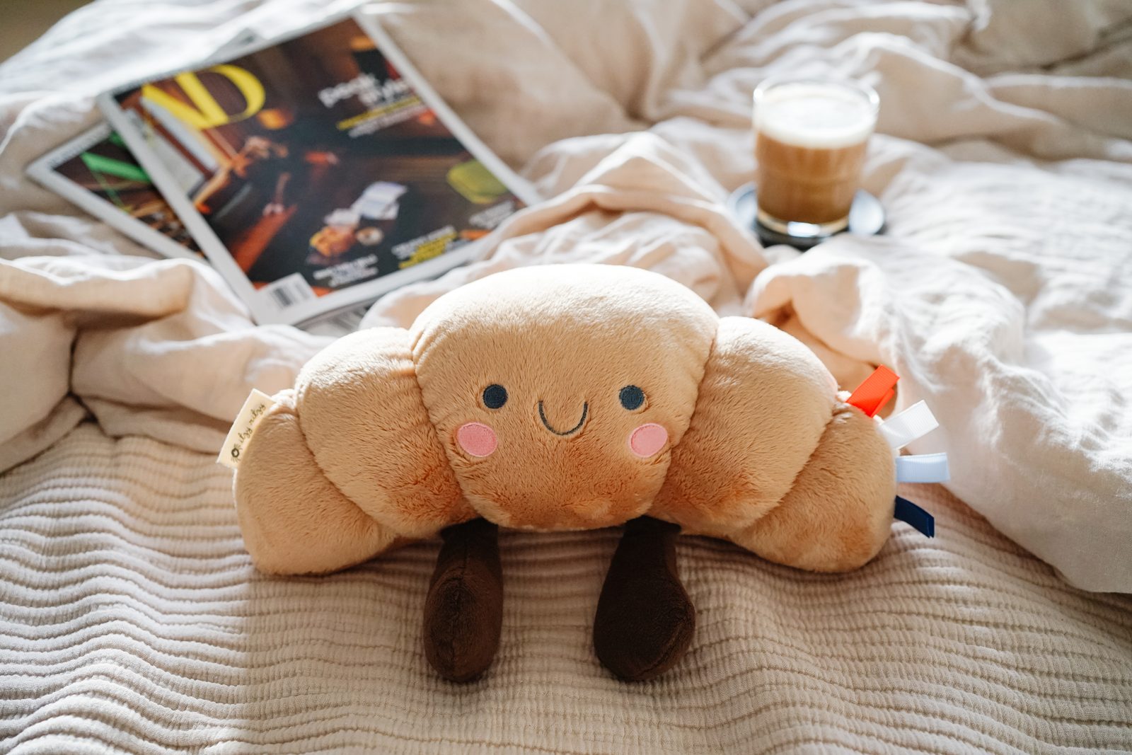 Itzy Ritzy Sweetie Snuggles plush toy Chloe the Croissant product photo 6 Itzy Ritzy Sweetie Snuggles plush toy Chloe the Croissant product photo 6