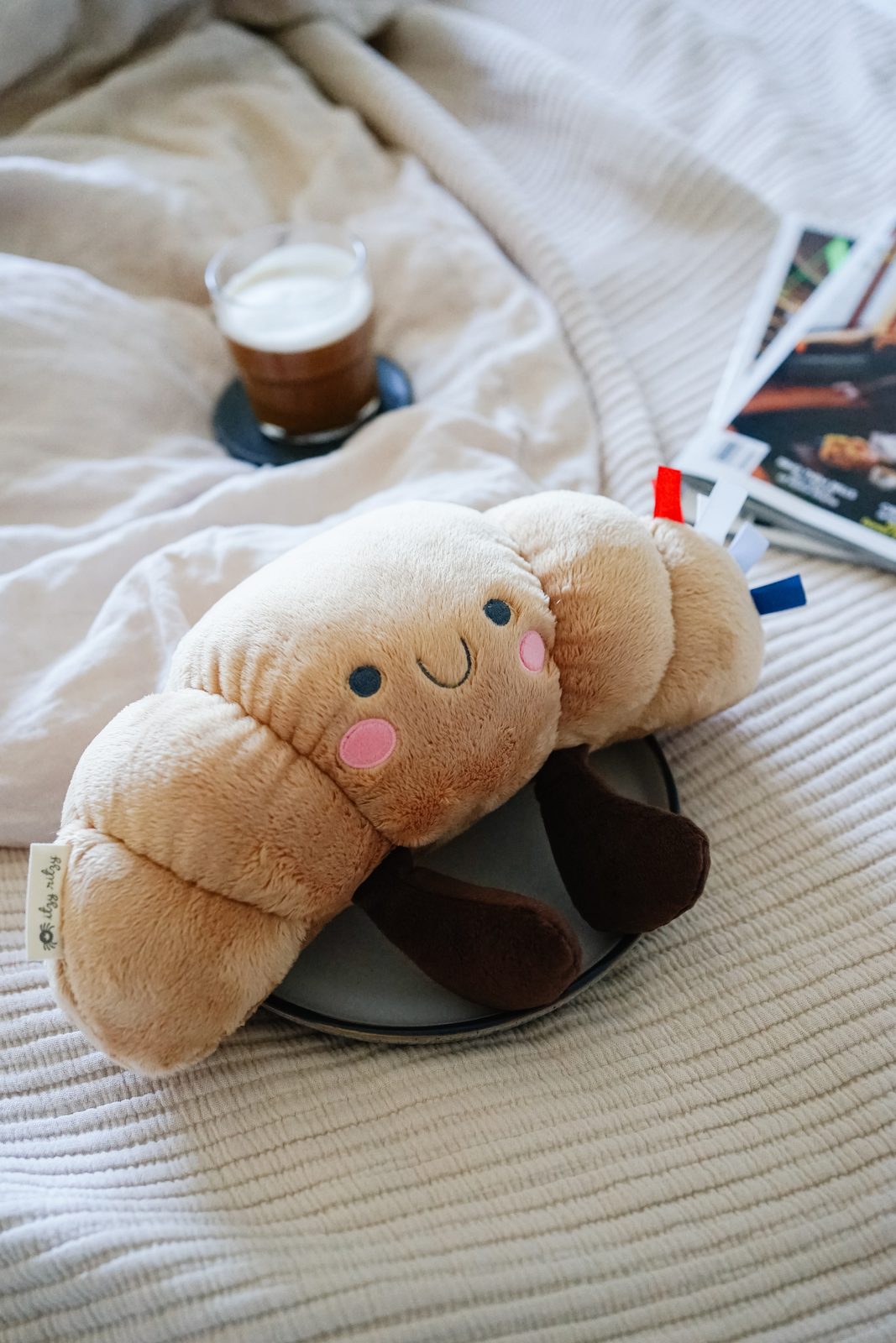 Itzy Ritzy Sweetie Snuggles plush toy Chloe the Croissant product photo 8 Itzy Ritzy Sweetie Snuggles plush toy Chloe the Croissant product photo 8