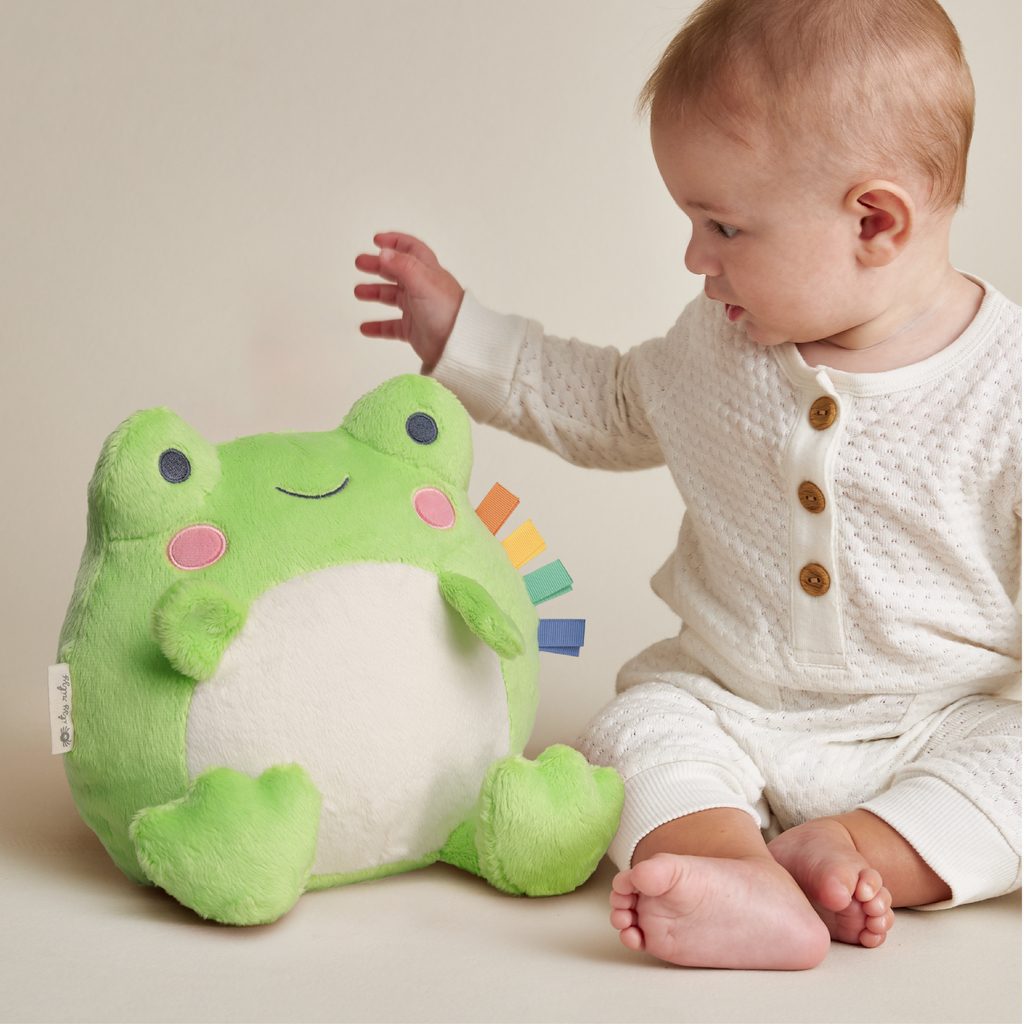 Itzy Ritzy Sweetie Snuggles plush toy Freddie the Frog product photo 2 Itzy Ritzy Sweetie Snuggles plush toy Freddie the Frog product photo 2