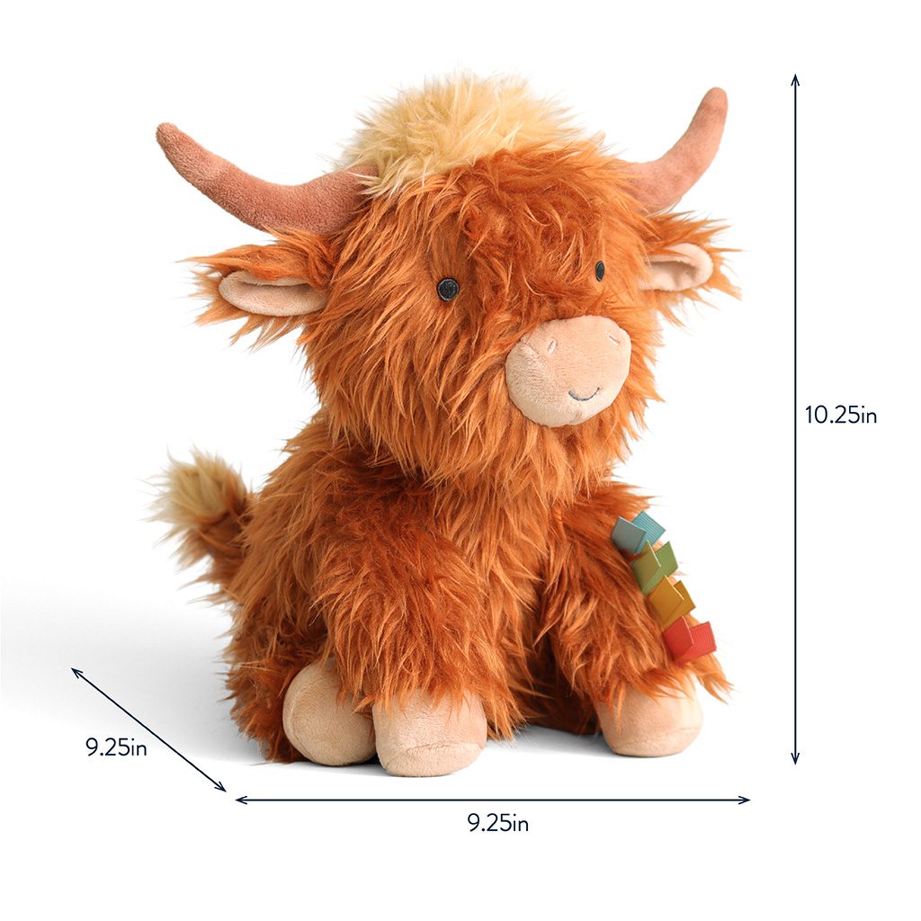 Itzy Ritzy Sweetie Snuggles plush toy Wyatt the Highland Cow product photo 1 Itzy Ritzy Sweetie Snuggles plush toy Wyatt the Highland Cow product photo 1
