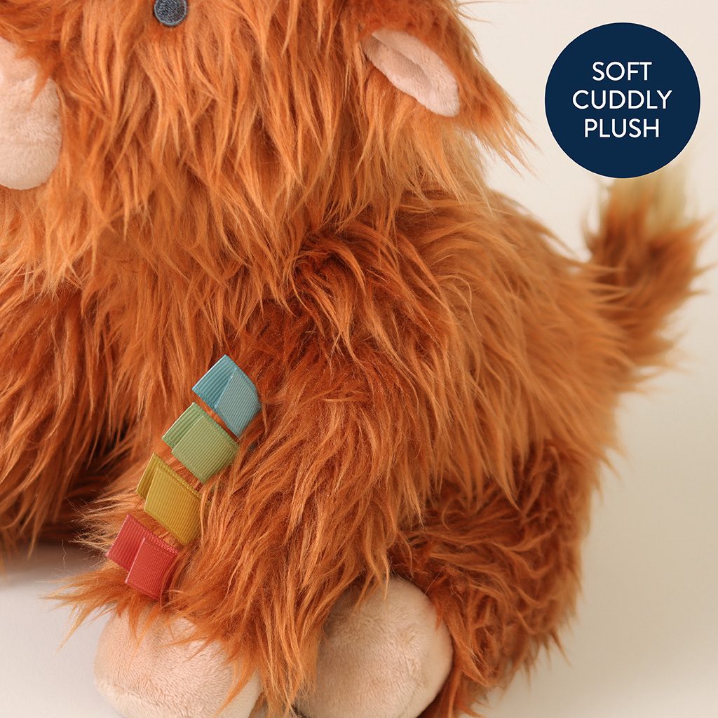Itzy Ritzy Sweetie Snuggles plush toy Wyatt the Highland Cow product photo 3 Itzy Ritzy Sweetie Snuggles plush toy Wyatt the Highland Cow product photo 3