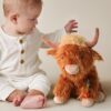 Itzy Ritzy Sweetie Snuggles plush toy Wyatt the Highland Cow product photo 5 Itzy Ritzy Sweetie Snuggles plush toy Wyatt the Highland Cow product photo 5