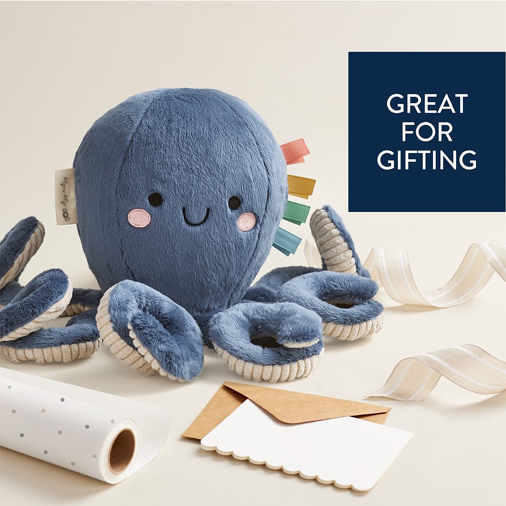 Itzy Ritzy Sweetie Snuggles plush toy Ollie the Octopus product photo 3 Itzy Ritzy Sweetie Snuggles plush toy Ollie the Octopus product photo 3