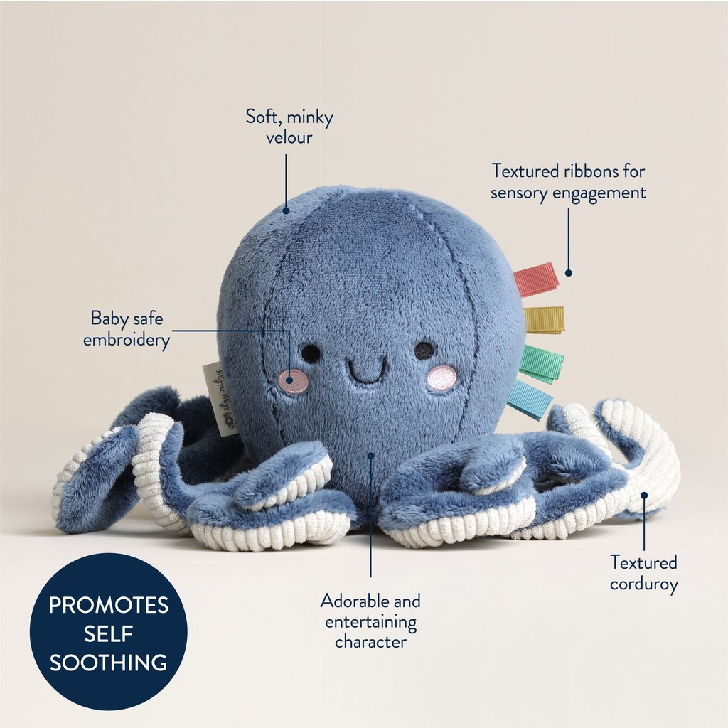 Itzy Ritzy Sweetie Snuggles plush toy Ollie the Octopus product photo 4 Itzy Ritzy Sweetie Snuggles plush toy Ollie the Octopus product photo 4