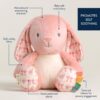 Itzy Ritzy Sweetie Snuggles plush toy Ana the Pink Bunny product photo 7 Itzy Ritzy Sweetie Snuggles plush toy Ana the Pink Bunny product photo 7