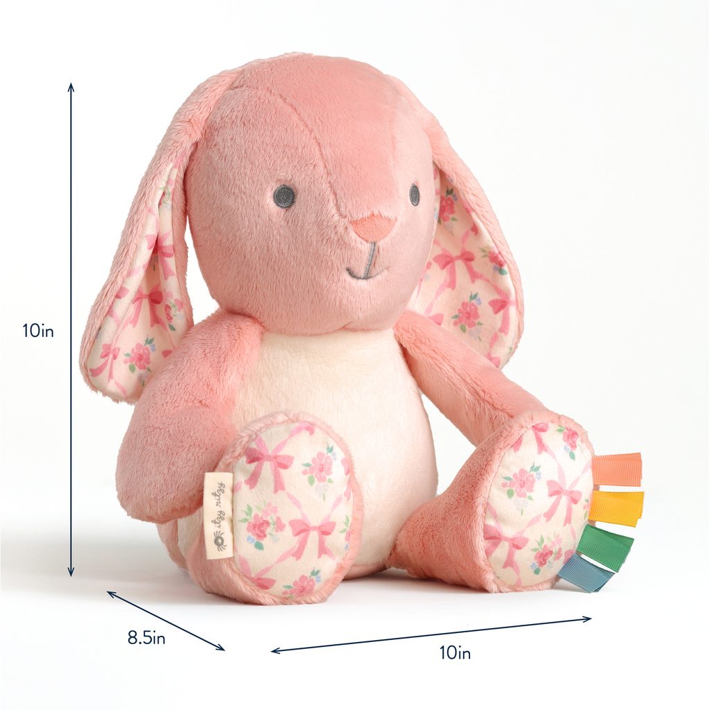 Itzy Ritzy Sweetie Snuggles plush toy Ana the Pink Bunny product photo 9 Itzy Ritzy Sweetie Snuggles plush toy Ana the Pink Bunny product photo 9