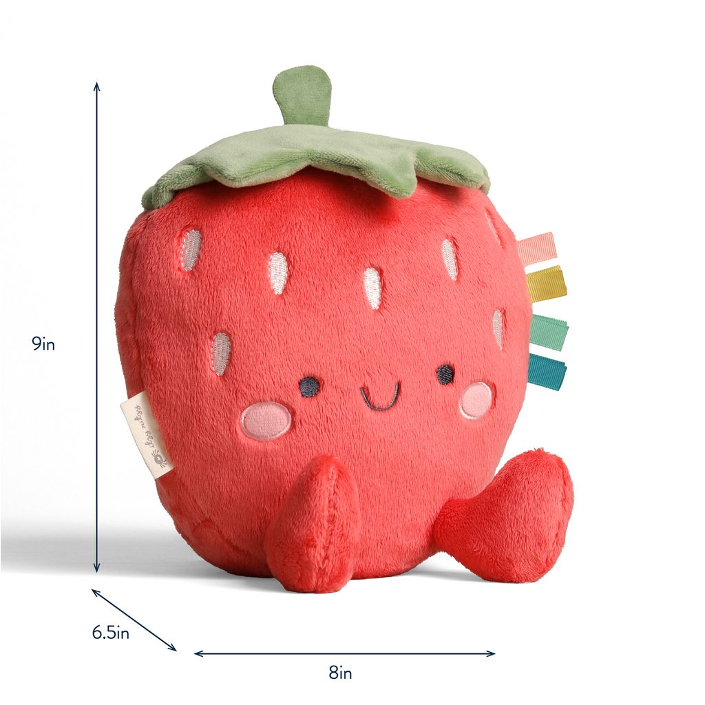 Itzy Ritzy Sweetie Snuggles plush toy Bonnie the Strawberry product photo 1 Itzy Ritzy Sweetie Snuggles plush toy Bonnie the Strawberry product photo 1