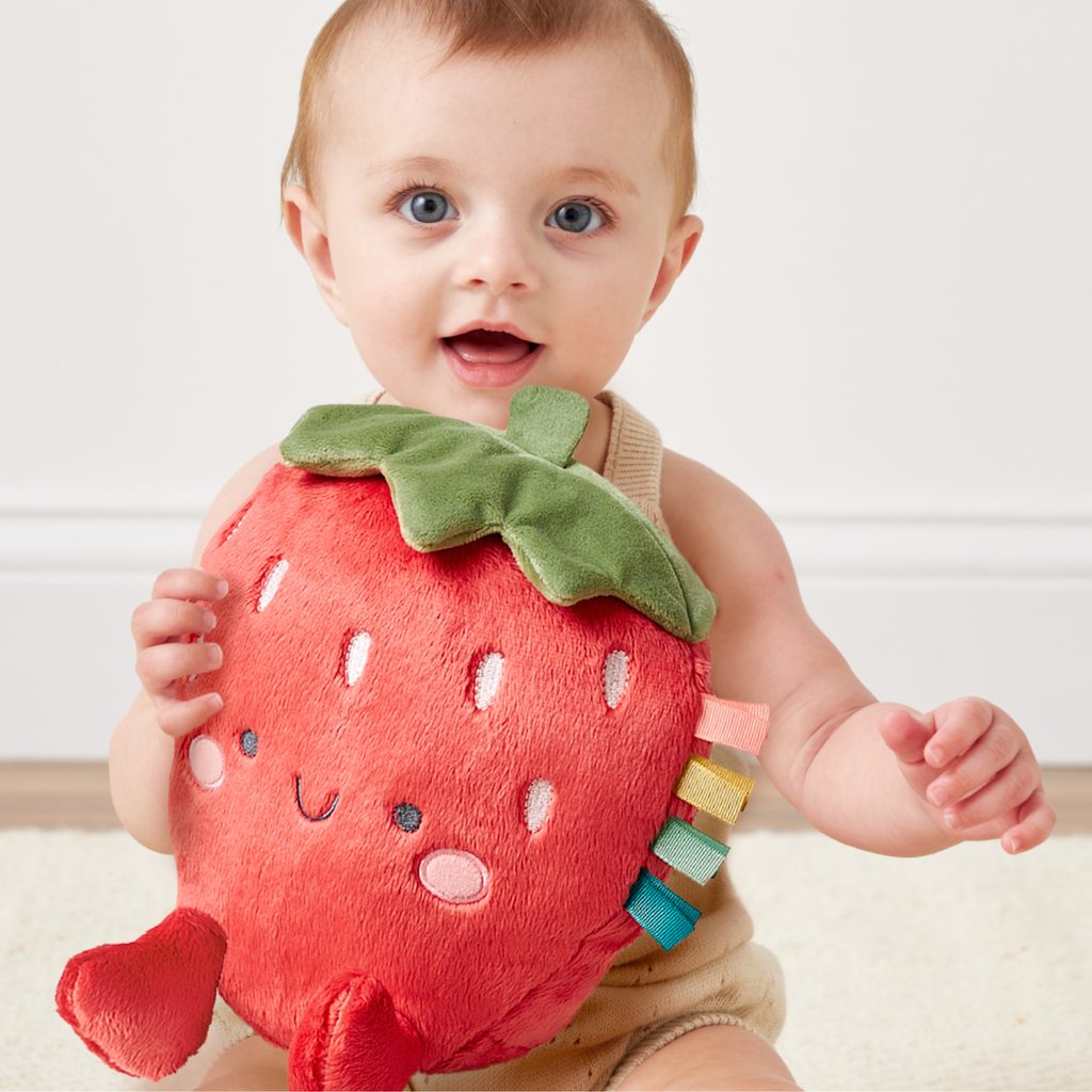 Itzy Ritzy Sweetie Snuggles plush toy Bonnie the Strawberry product photo 5 Itzy Ritzy Sweetie Snuggles plush toy Bonnie the Strawberry product photo 5